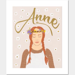 Anne with an E, ,Ae of Green Gables portrait Posters and Art